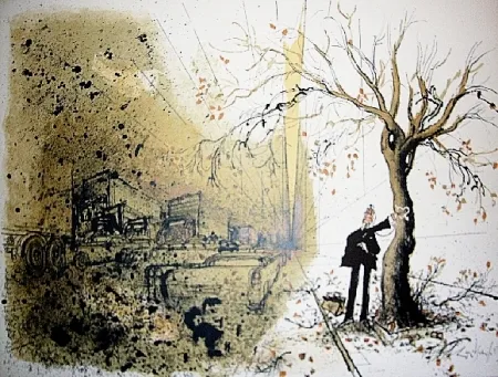 Litografía Searle - The Casualty