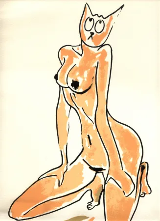 Serigrafía Séchas - Nu (collection Naked)