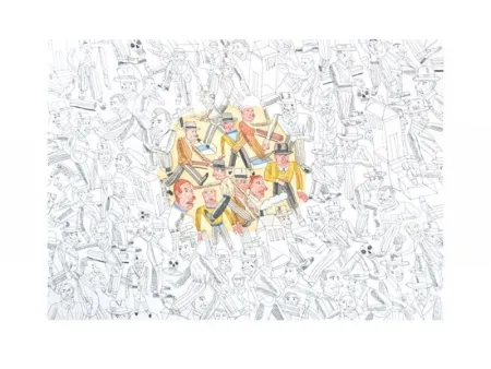 Aguafuerte Y Aguatinta Segui - LA FOULE