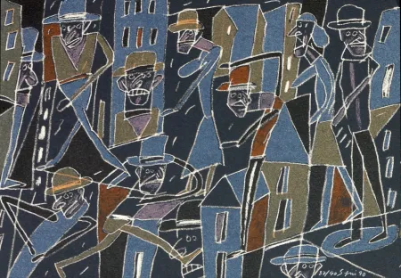 Litografía Segui - Le froid bleu des contre nuits 2