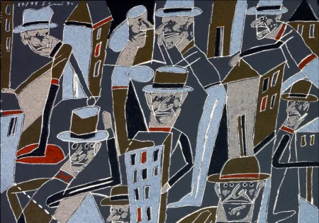 Litografía Segui - Le froid bleu des contre nuits 5