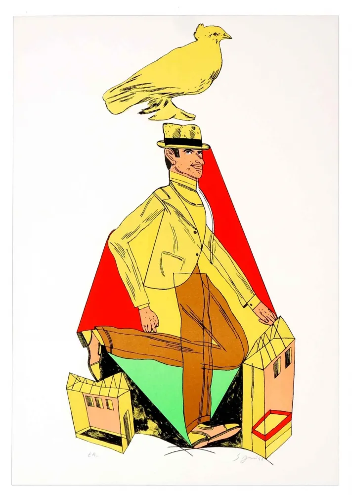 Litografía Segui - Pigeon