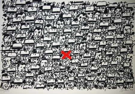 Litografía Segui - Pour le peuple africain