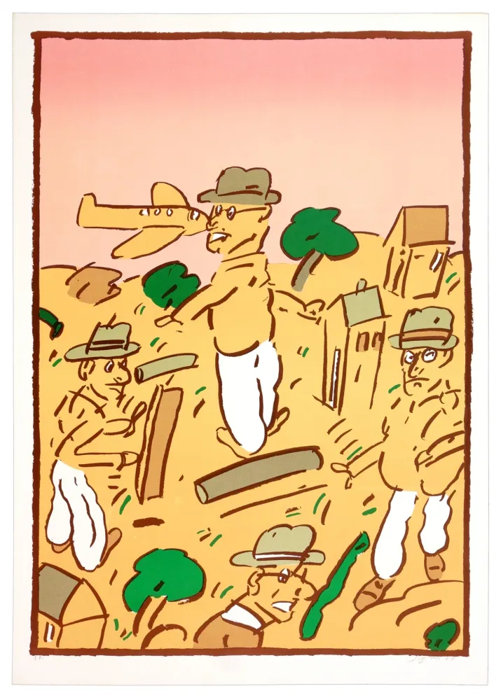 Litografía Segui - Salon de Mai