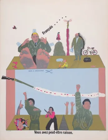 Litografía Segui - Sans Démagogie