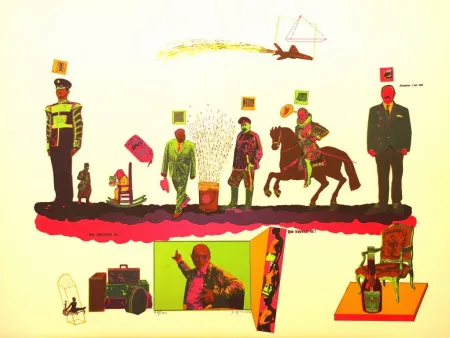 Litografía Segui - Sans Démagogie