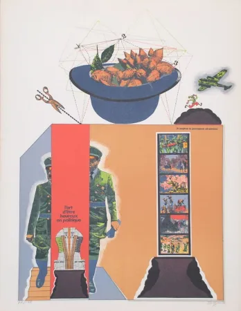 Litografía Segui - Sans Démagogie