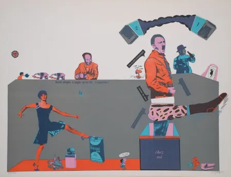 Litografía Segui - Sans Démagogie