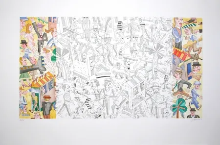 Aguafuerte Y Aguatinta Segui - Touristes égarés