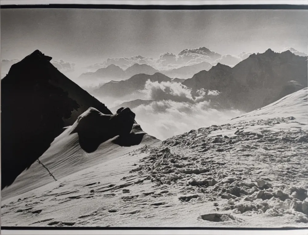 Fotografía Senn - Am Bishorn, 1974.