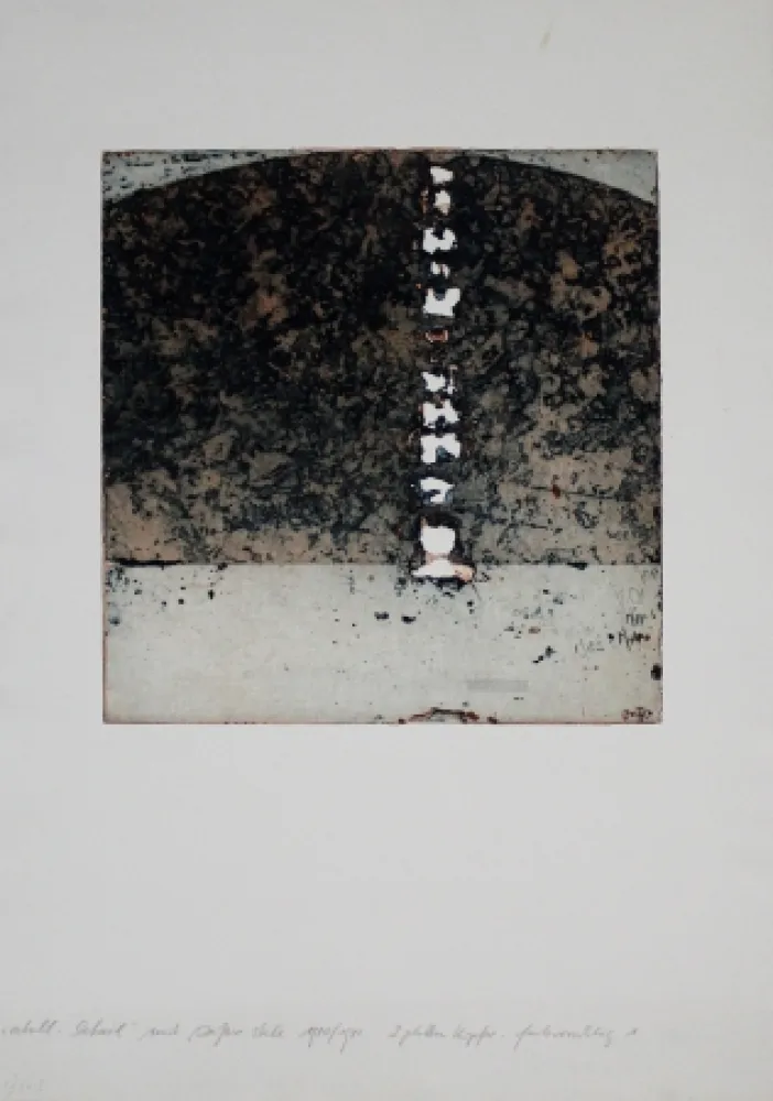 Aguafuerte Y Aguatinta Sensen - Atoll-Detail