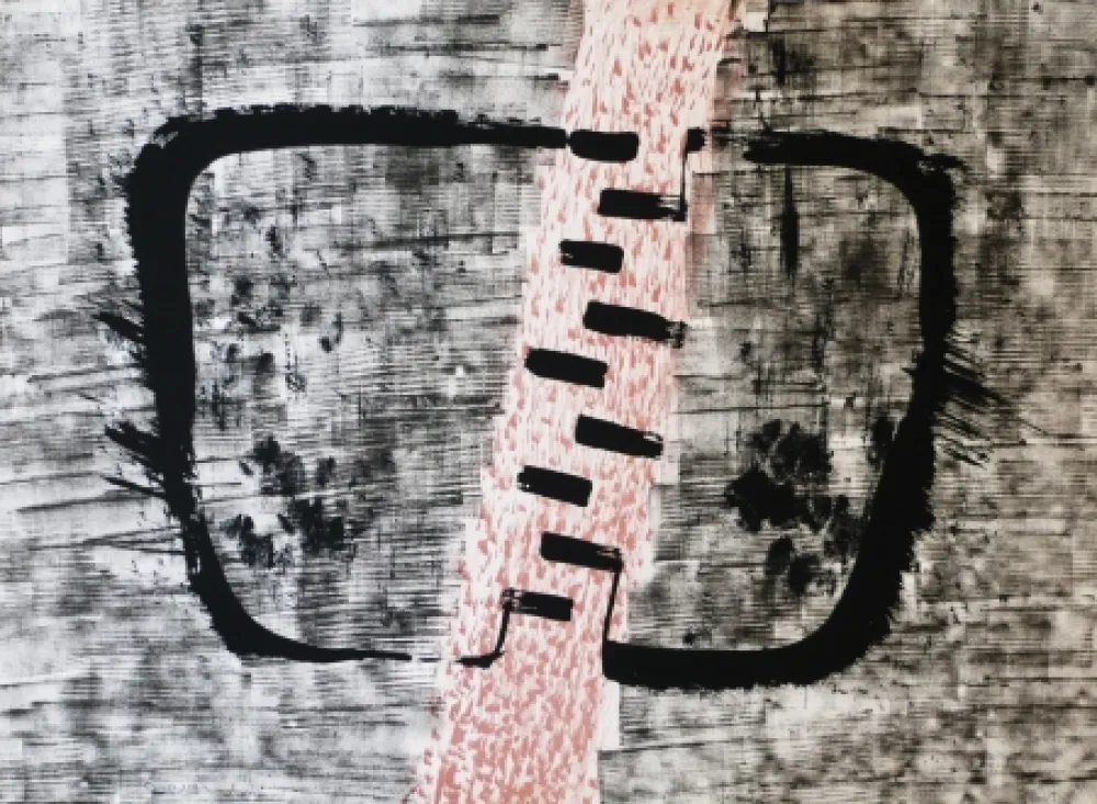 Litografía Serrano - Dialogo de signos