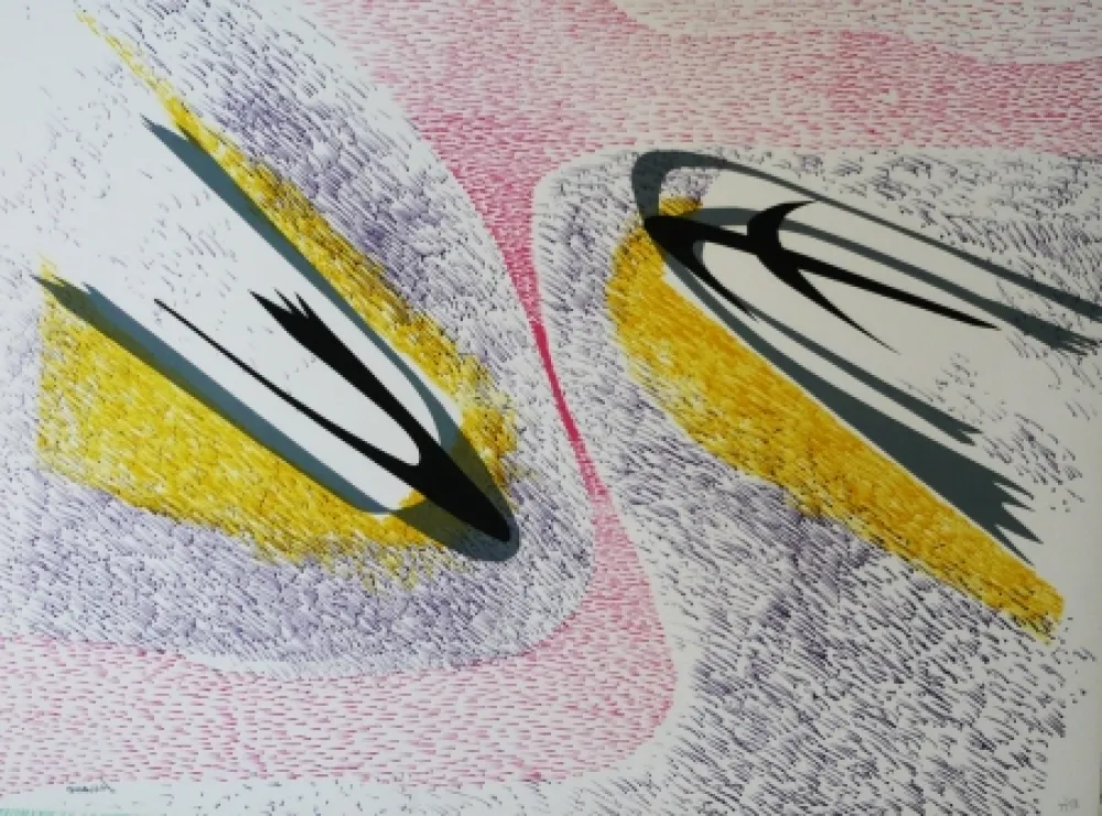 Litografía Serrano - Dialogue spatial