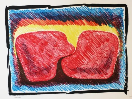 Litografía Serrano - Unidad en rojo