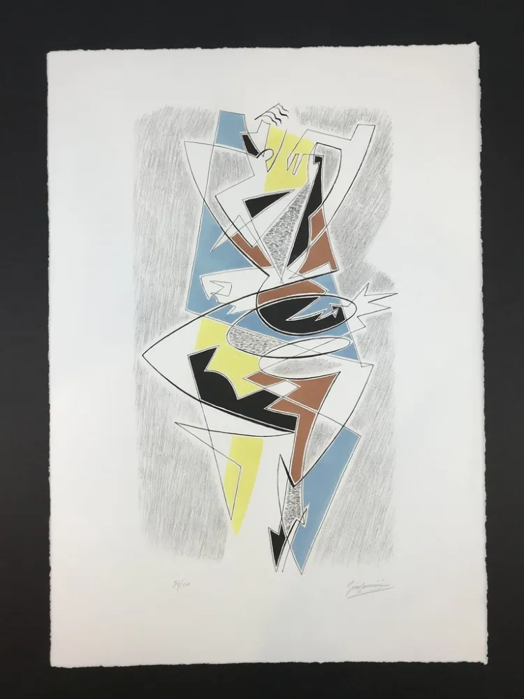 Litografía Severini - ARLECCHINO