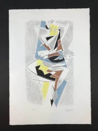 Litografía Severini - ARLECCHINO