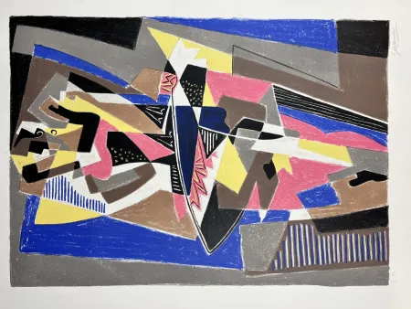 Litografía Severini - LE DANSEUSE