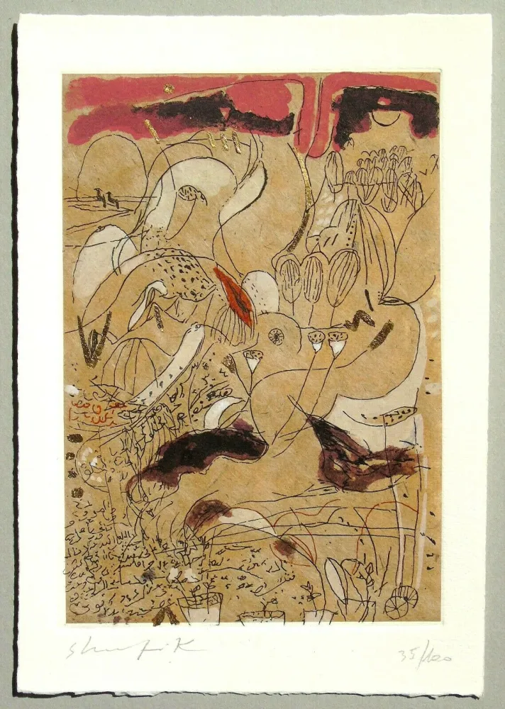 Aguatinta Shafik - Senza titolo