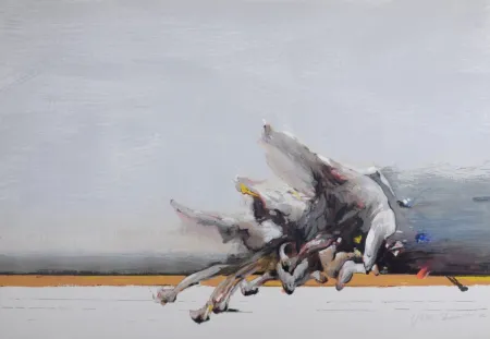 Serigrafía Shahabuddin - Le Saut