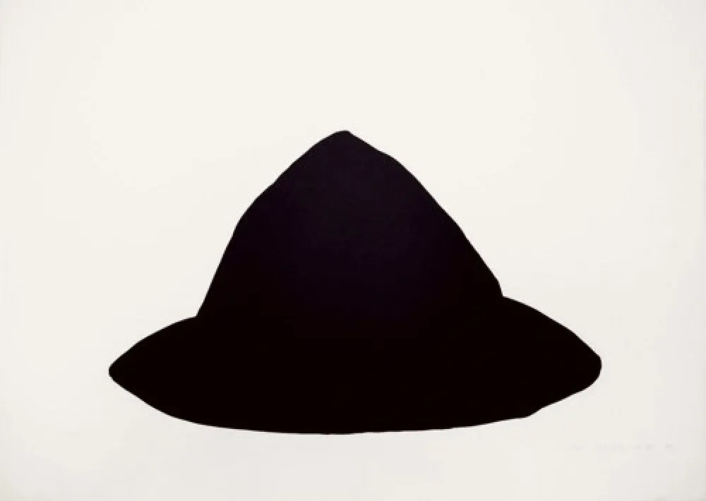 Litografía Shapiro - Untitled (Blue/Black)