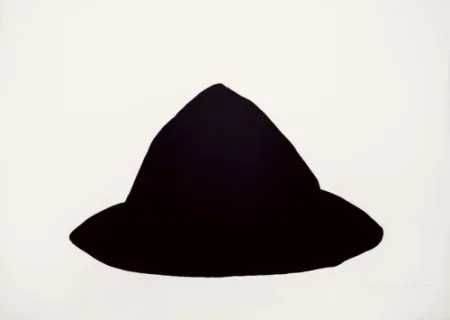 Litografía Shapiro - Untitled (Blue/Black)