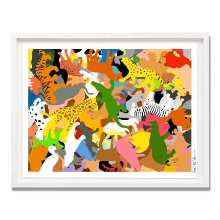 Serigrafía Shelby And Sandy - Animal Toys