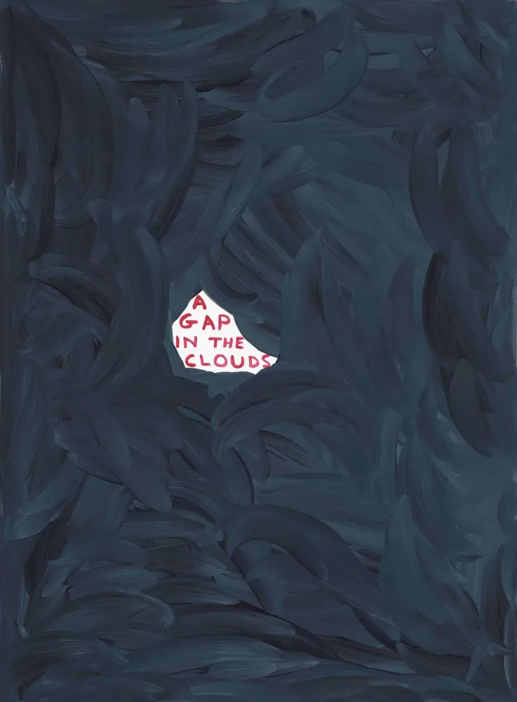 Serigrafía Shrigley - A Gap In The Clouds