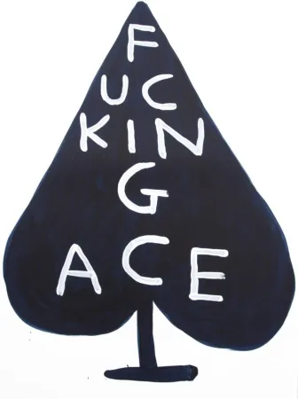Serigrafía Shrigley - Fucking Ace