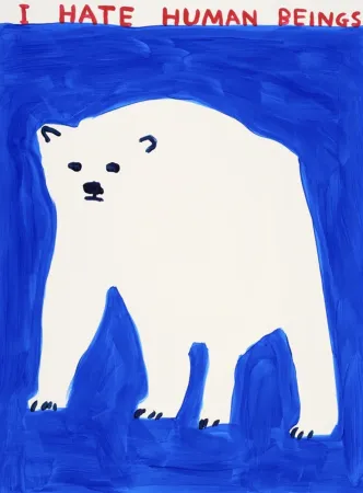 Serigrafía Shrigley - I Hate Humans