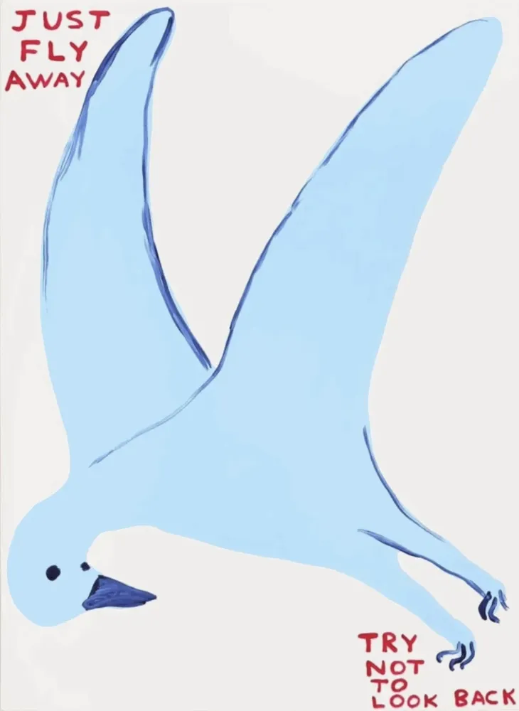 Serigrafía Shrigley - Just fly away