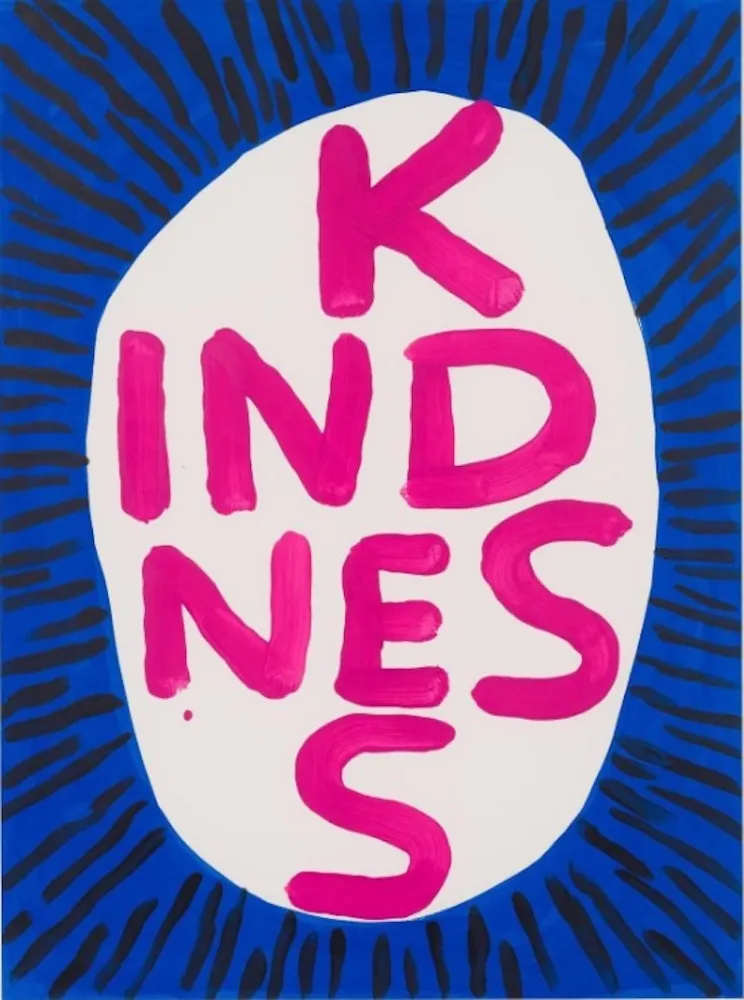Serigrafía Shrigley - Kindness