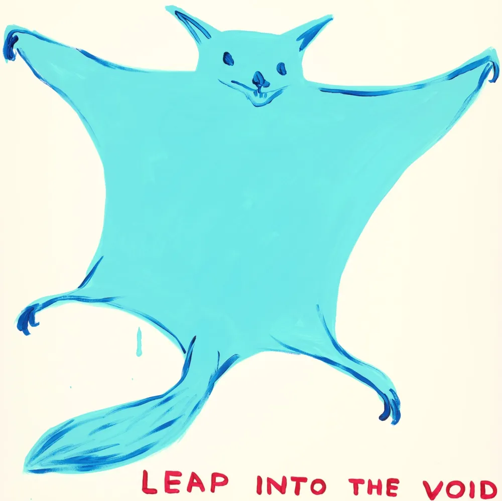 Serigrafía Shrigley - Leap Into The Void