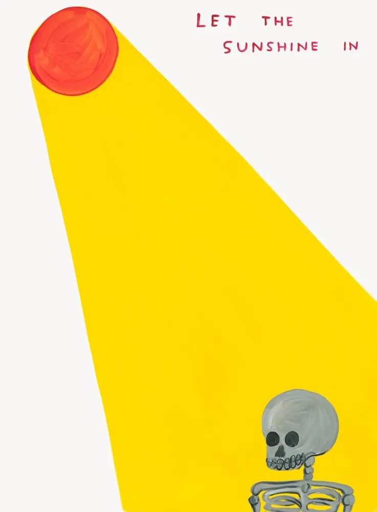 Serigrafía Shrigley - Let The Sunshine In