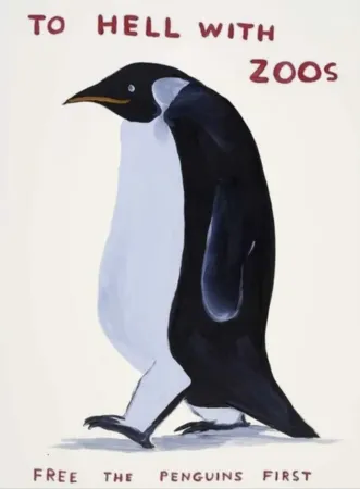 Serigrafía Shrigley - To Hell With Zoos