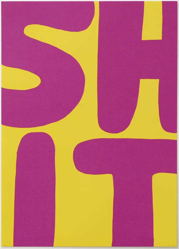 Serigrafía Shrigley - Untitled (Shit)