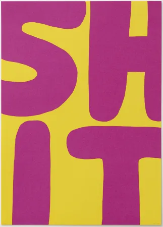 Serigrafía Shrigley - Untitled (Shit)