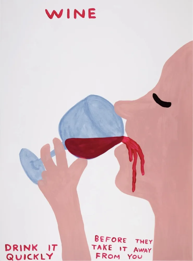 Serigrafía Shrigley - Wine