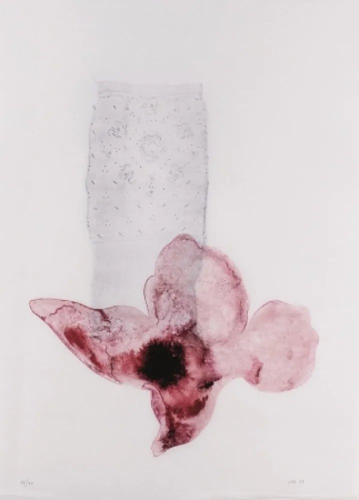 Litografía Sicilia - Composición (Flor)