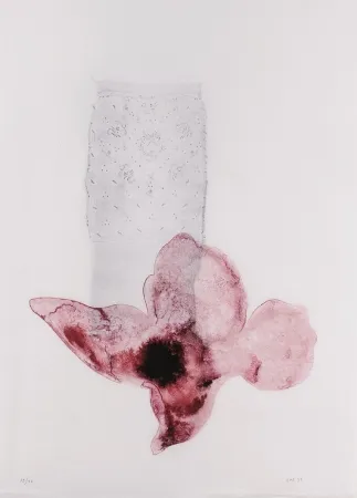 Litografía Sicilia - Composición (Flor)