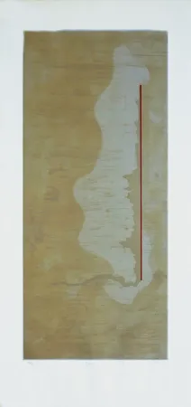 Grabado Sicilia - Fleur rouge VI