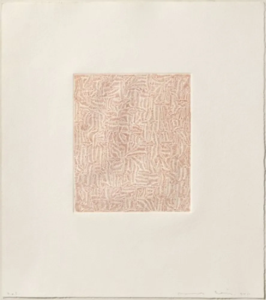 Grabado Siena - Camí de fletxes entre línies paral.leles