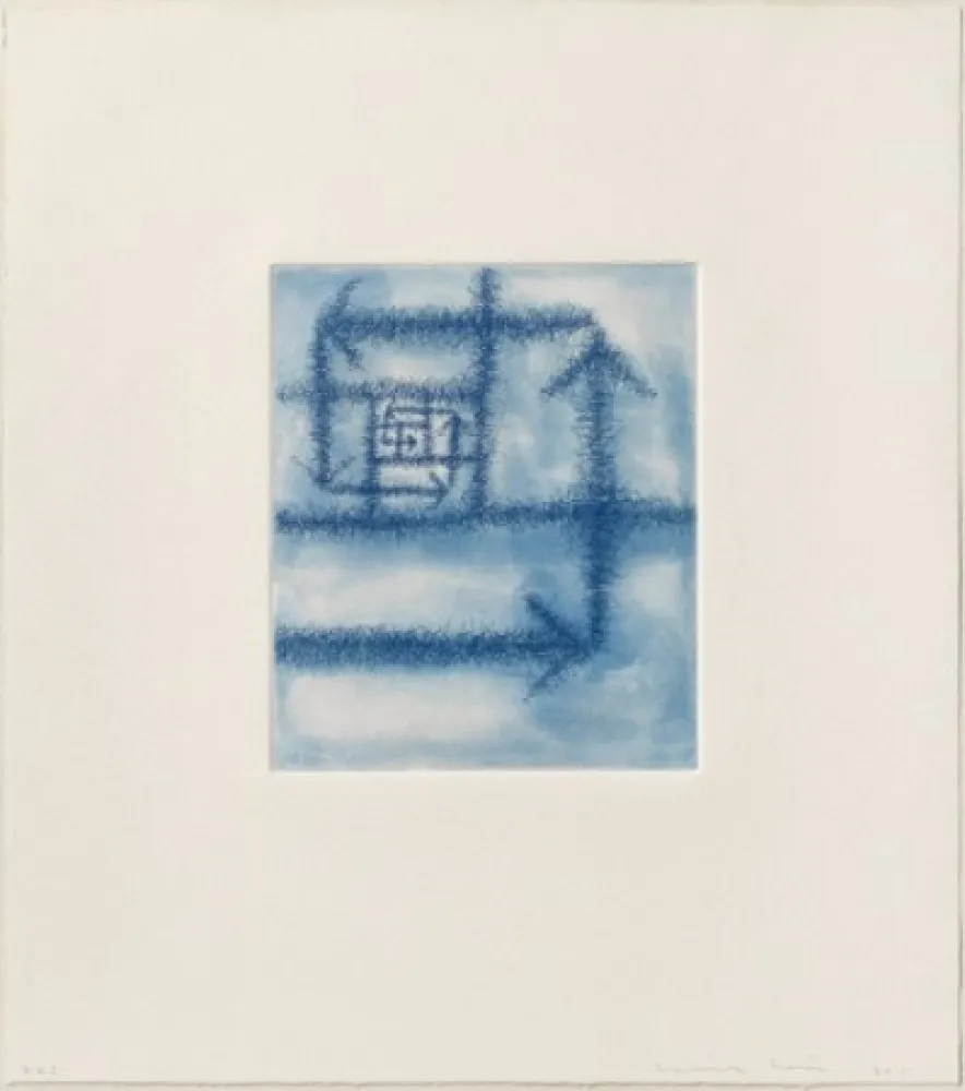 Aguafuerte Y Aguatinta Siena - Fletxes ortogonals decreixents