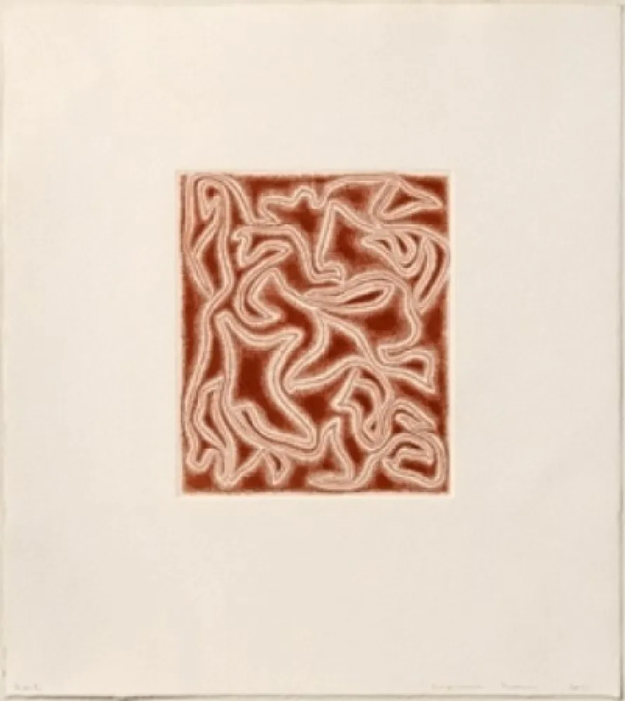 Aguafuerte Y Aguatinta Siena - Línies sortint de l'obscuritat