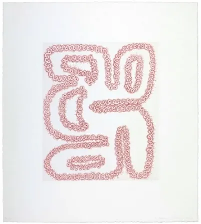 Grabado Siena - Roda tergiversada amb quatre forats