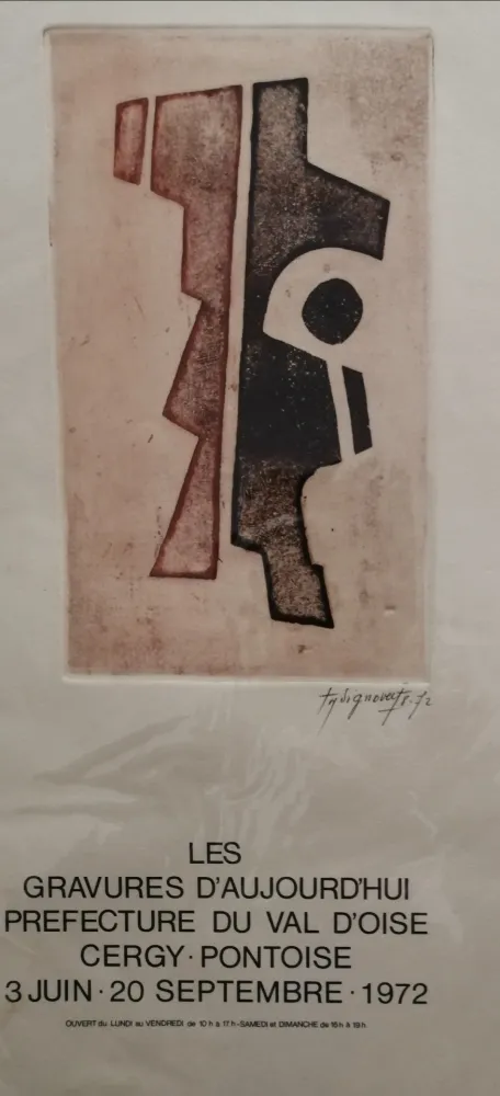 Aguafuerte Signovert - Gravures d'aujurd'hui - Cergy Pontoise