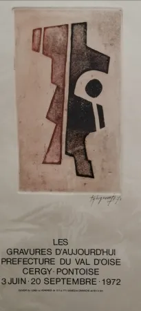 Aguafuerte Signovert - Gravures d'aujurd'hui - Cergy Pontoise
