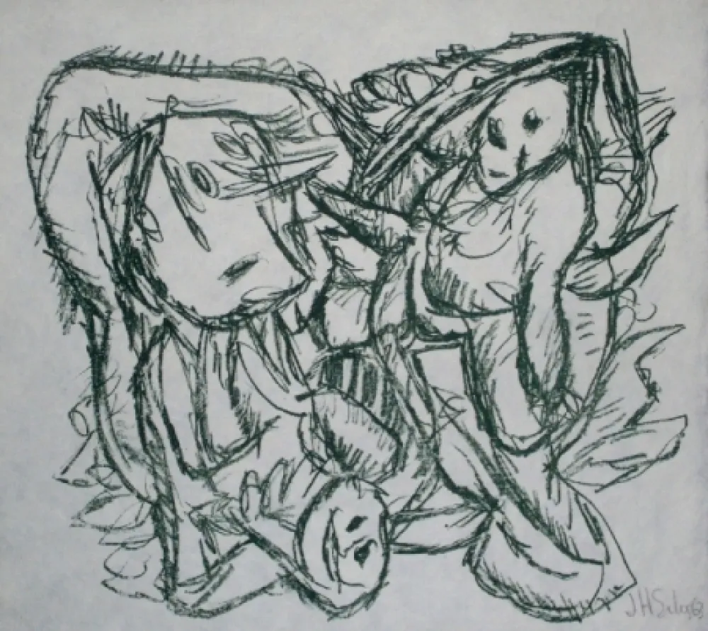 Litografía Silva - Sans titre 16