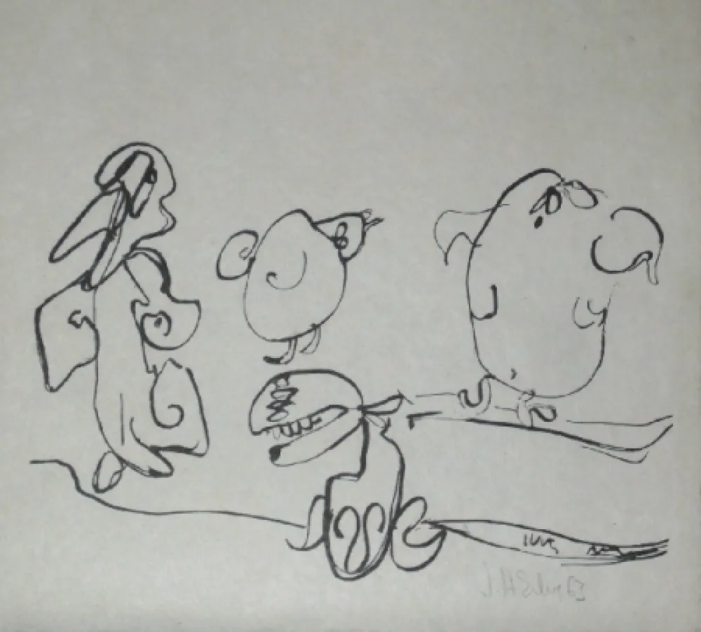 Litografía Silva - Sans titre 22