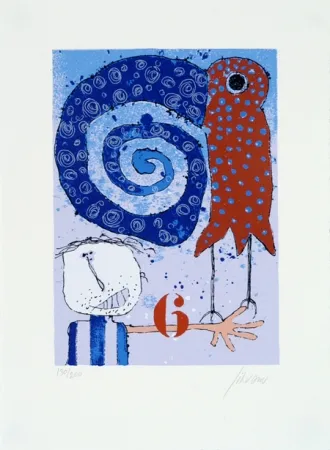 Serigrafía Silvain - Perchoir nr 6