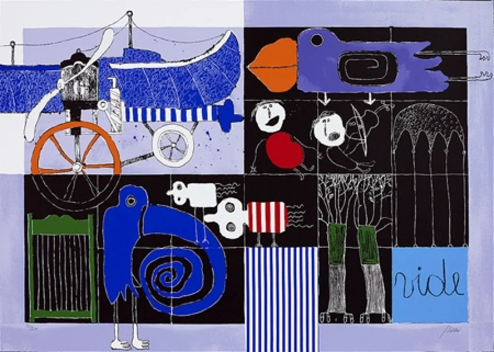 Serigrafía Silvain - The Blind Bird 